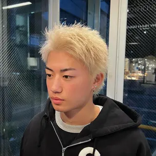 メンズ メンズ特化/パーマ/ メッシュ/竜成のヘアスタイル