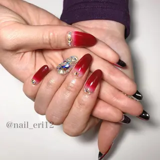 ミディアム ネイル nail salon &e eriのネイルデザイン