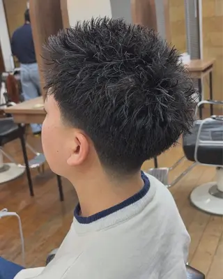 ショート メンズ flash pack所属・勝木 拓のヘアスタイル