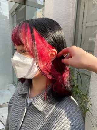 ミディアム カラー uros.所属・メンズパーマ/ エクステ🌞セナのヘアスタイル