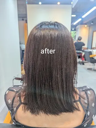 ミディアム スパニスト 中川のヘアスタイル