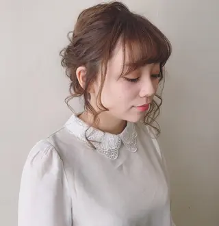 ミディアム ヘアアレンジ ⭐️ アユミ⭐️のヘアスタイル