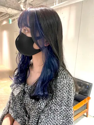 セミロング カラー CHERIM ❤️‍🔥新家光葉のヘアスタイル