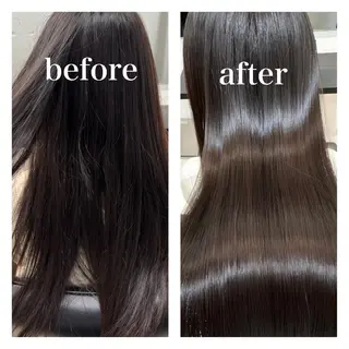 ロング 髪質改善/縮毛矯正 艶カラー/珠聡のヘアスタイル