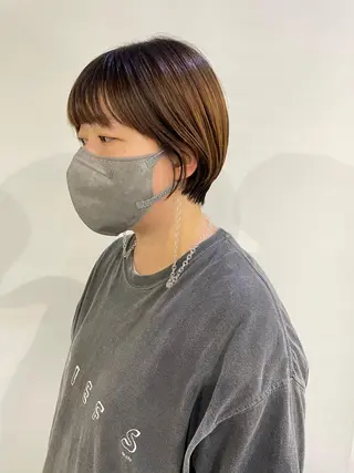 ショート silo所属・silo MOKA 顔周りカット🦦のヘアスタイル