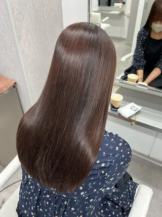 ロング "美髪"ストレート 矯正/佐野友尉のヘアスタイル