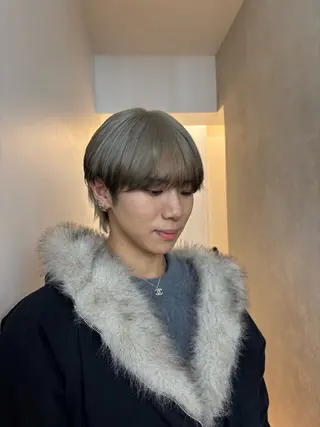 カラー メンズ メンズパーマ/ メッシュ📍ユリのヘアスタイル