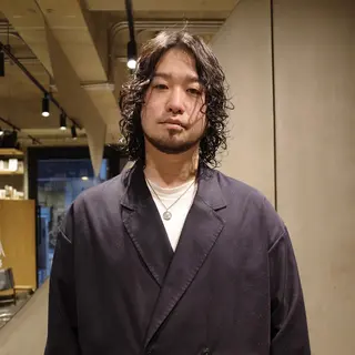 ミディアム パーマ メンズ 🌈圧倒的デザイン パーマ 関和希のヘアスタイル