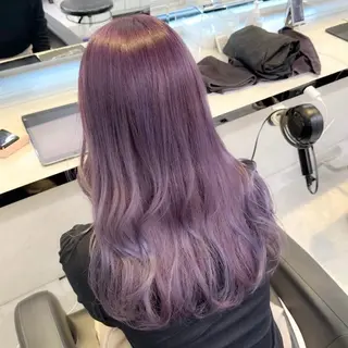 ミディアム カラー 🎀🧁ダメージレス 艶髪カラー🧁🎀のヘアスタイル