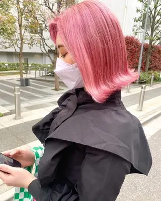 ミディアム カラー Chérie所属・Chérie 渋谷/カラーサロンのヘアスタイル