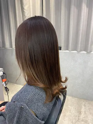 ミディアム カラー 田島 泰雅のヘアスタイル