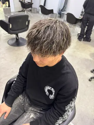 パーマ メンズ 藤井 佑良 FUJII YURAのヘアスタイル