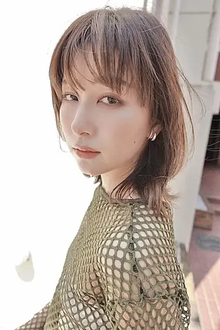 ミディアム 永幡 早百合のヘアスタイル