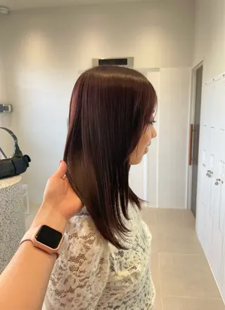 ミディアム 東京の技術を 京都で✂︎🕊️💖のヘアスタイル