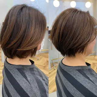 ショート ROMMY.所属・大木 華のヘアスタイル