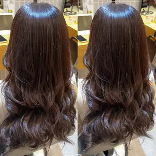ロング ラフィスヘアードープ所属・レイヤーと透明感の アユカ 新宿🦖のヘアスタイル