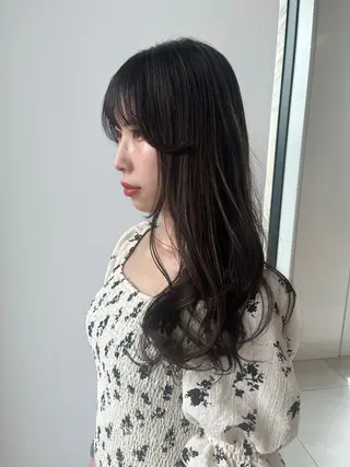 ロング カラー 🩵似合わせカット SEIRA🩵のヘアスタイル