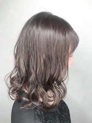 ミディアム カラー パーマ 🫧代表/新宿駅近/ 限定価格🫧田辺貴裕のヘアスタイル