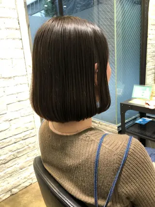 セミロング 志木駅1分☆髪質改善 ミニモ限定特別割引✨のヘアスタイル