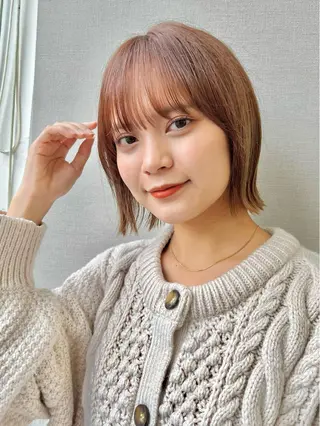 ショート カラー Hair Resort Salon Ricetto所属・うる艶透明感カラー 🌱/星野明日香のヘアスタイル