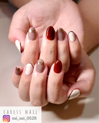 ネイル caress nail カレスネイル 代々木上原所属・カレスネイル さいのネイルデザイン