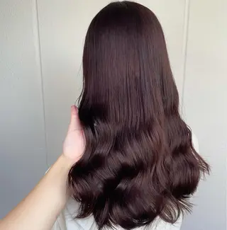 ロング カラー ブリーチなし Wカラー🩷星野翔太のヘアスタイル