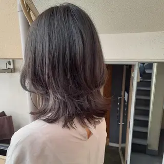 ミディアム カラー 🔳髪質改善🔳 岡本陽のヘアスタイル
