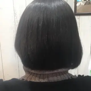 ショート カラー パーマ 金崎 新吾のヘアスタイル