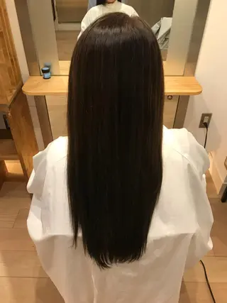 ロング カラー CONTRAST HAIR所属・増子 祐馬のヘアスタイル