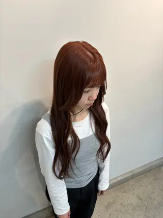 ロング カラー sion karin୨୧˙˳⋆のヘアスタイル