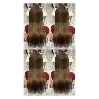 ロング カラー 髪質改善/縮毛矯正/ 韓国ヘア/店長敦士のヘアスタイル