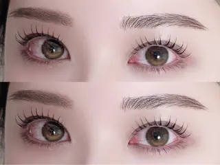 マツエク・マツパ はなび/まつパ👀 /暖色カラー🩷のヘアスタイル