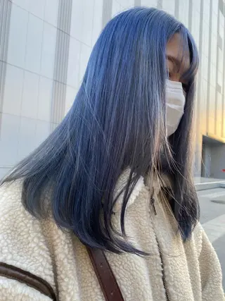 セミロング カラー Joule銀座 石山あやのヘアスタイル