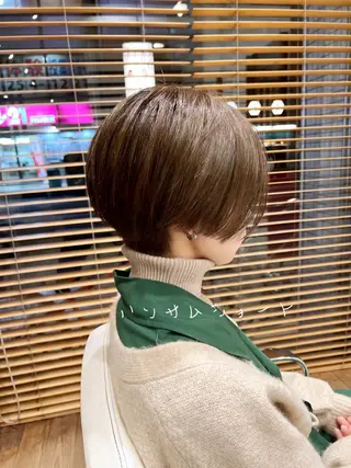 ショート アザマ　ヤスカツ _rosso 川口のヘアスタイル