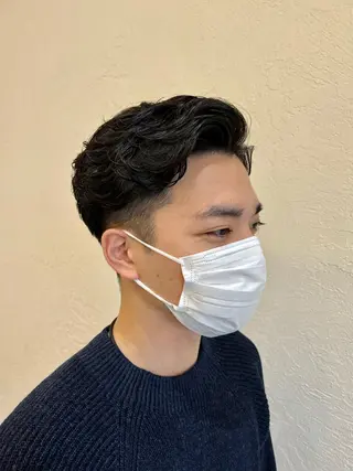 パーマ メンズ レイヤー/透明感 🍃鈴木裕介のヘアスタイル