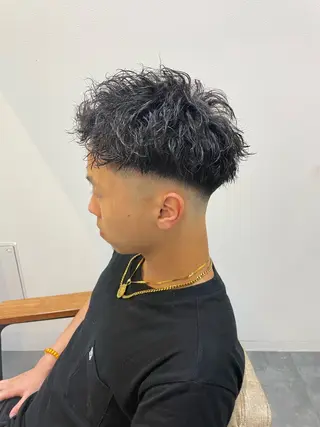 ショート パーマ ヘアアレンジ メンズ 🔥メンズ特化🔥 木村 祐太のヘアスタイル