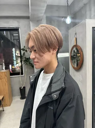 ショート カラー メンズ tetohair ありもとみゆのヘアスタイル