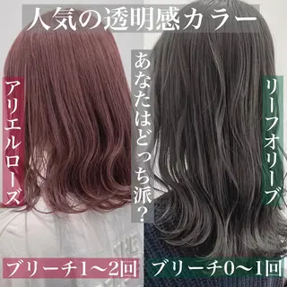 セミロング カラー エリアマネージャー 復活の大澤竜馬のヘアスタイル