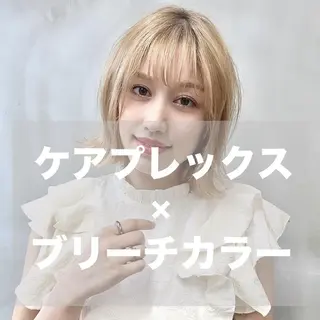 ミディアム カラー SOURCE 京橋のヘアスタイル