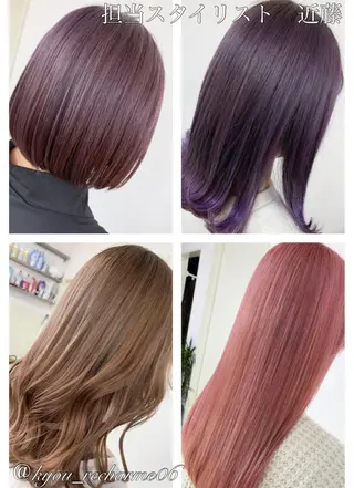 ロング 🥇近藤 恭輔🥇 Recharme新保のヘアスタイル