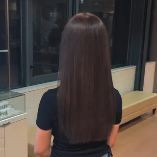 ロング カラー ケアブリーチカラー ✨️メンズパーマのヘアスタイル