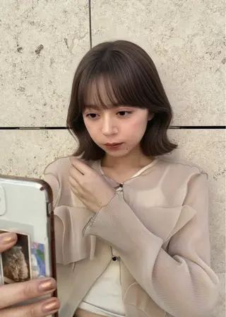 ミディアム カラー COALL nex the salon所属・Riria✨ レイヤーカットのヘアスタイル