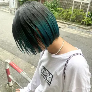 ショート カラー hair salon　丹tan所属・Rena✴︎トレンド ×スタンダードMIXのヘアスタイル