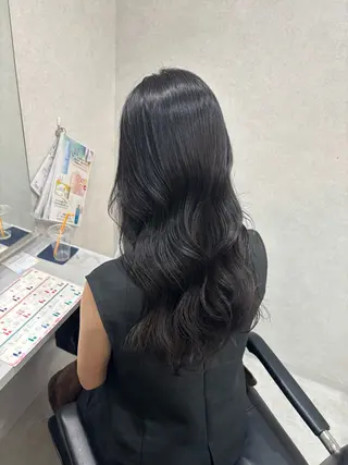 セミロング 河角 咲良のヘアスタイル