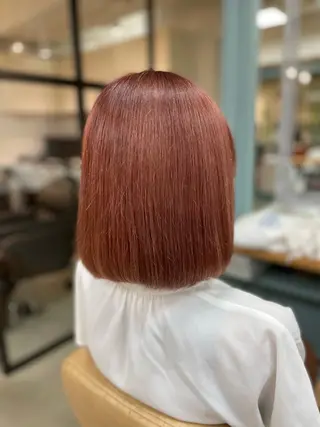 ミディアム カラー 韓国ヘア🤍髪質改善 🇰🇷AKANEのヘアスタイル