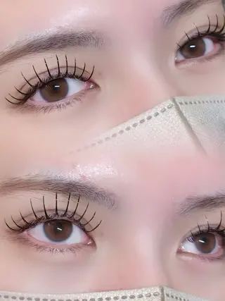 マツエク・マツパ Lumos sakura🎀🔗のマツエク・マツパデザイン