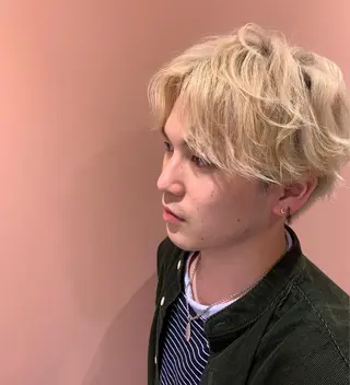 ヘアアレンジ メンズ 🌶推しカラー RINA🌶´-のヘアスタイル