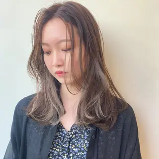 ミディアム カラー ミタニ/髪質改善 /レイヤーカットのヘアスタイル