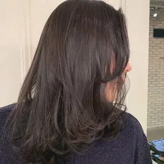 ミディアム カラー 銀座🤍ボブ/ ミディアム/佐野夢美のヘアスタイル