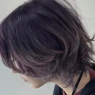 ミディアム カラー 杉木 勝太のヘアスタイル